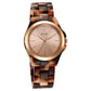 Analog Watch -95205Kp01, Band Color-Brown,Dial Color-Rose Gold