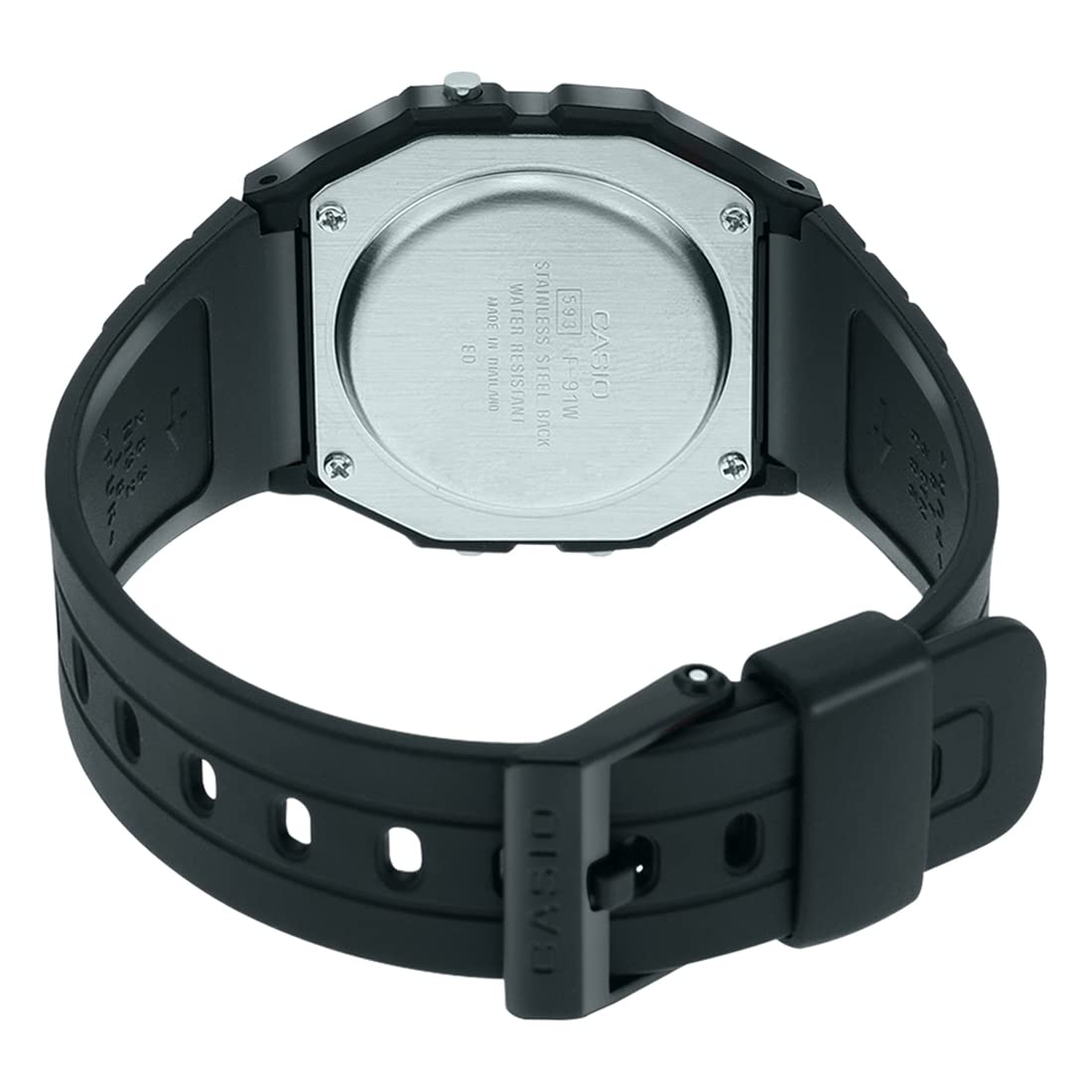 Digital Black Dial Unisex F-91W-3DG (D246)