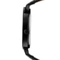 Sleek Black Analog Black Leather Strap Watch for Men ELFM003D