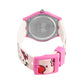 Kids’ Pink Dial Analog Watch with Cartoon Kitty Silicone Strap - JJ209