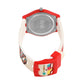 Kids’ Hindi Alphabet Theme Analog Watch with Red Case & White Silicone Strap - JJ213