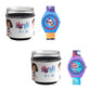 Kids’ Combo Pack Analog Watches – Astronaut Rocket Theme & Mermaid Cartoon Design - JJ115118