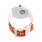 Kid’s Yellow Dial Analog Watch with Multicolor Silicone Strap - JJ233