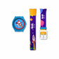 Kids Analog Watch Space Theme with Sky Blue Dial & SpaceCraft