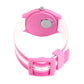 Kids’ Blue Dial Analog Watch with Pink Case & Tiger Print Silicone Strap - JJ238