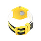 Kids’ Yellow Emoji Dial Analog Watch with Lightning Bolt Strap - JJ243