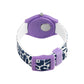 Kids’ White Dial Analog Watch with Purple Case & Panda Print Silicone Strap - JJ237