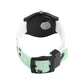 Kids’ White Dial Analog Watch with Black Case and Panda Print Silicone Strap - JJ224