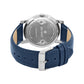 Men’s Classic Blue Dial with Blue Leather Strap Analog Watch - BSM005A