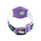 Kids’ Black Dial Analog Watch with Space Print Silicone Strap - JJ207