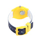 Kids’ Black Dial Analog Watch with Musical Notes Silicone Strap - JJ208
