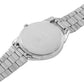 Men’s Analog Watch – Silver Roman Dial with Stainless Steel Strap - ELFM002E