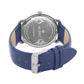 Men’s Stylish Blue Dial Analog Watch with Premium Blue Leather Strap