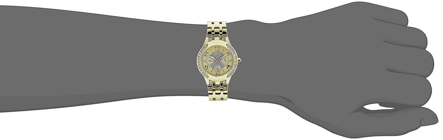 Sheen Multi Function Analog Gold Dial Women's Watch - SHE-3803GD-9AUDR (SX138)