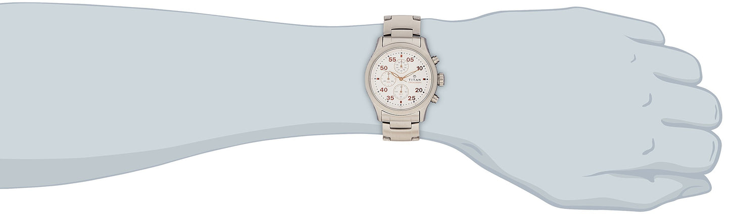 Chronograph White Dial Men's Watch - 1634SM01 / 1634SM01