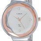 Analog Watch Fria Women Silver Round  - TWEL13400