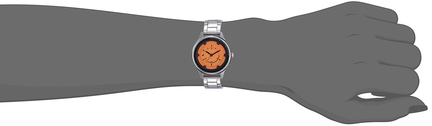 Analog Orange Dial Women's Watch - NK6138SM02 / NK6138SM02