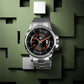 Men’s Black Dial Analog Watch with Silver Metal Strap & Date Display - BSM070B