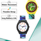 Kids' Combo Pack Analog Watches – Green Dinosaur Adventure & Blue Camouflage Sports - JJ120114