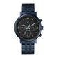 Men Stainless Steel Analog Black Dial Watch-3287Km04, Band Color-Blue by Fastrack
