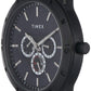 Analog Black Dial Men's Watch-TW000U913 Genuine Leather, brown Strap