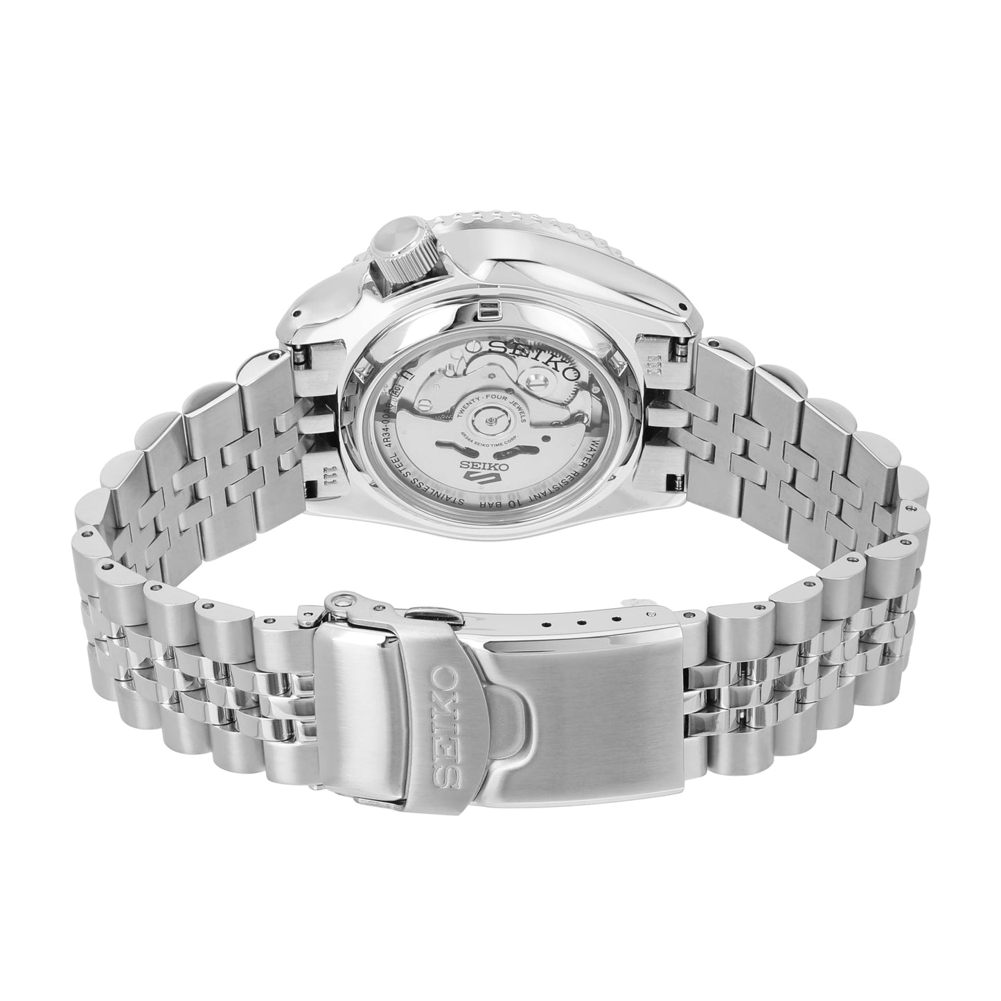 Analog Stainless Steel Blue Dial Silver Band Men's Watch-SSK003K1