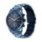 Analog Stainless Steel Watch Blue Dial and Band  for Men -1805QM01