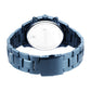 Analog Stainless Steel Watch Blue Dial and Band  for Men -1805QM01
