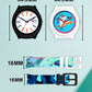 Kids’ Combo Pack Analog Watches – Camouflage Style & Shark Cartoon Design - JJ114116