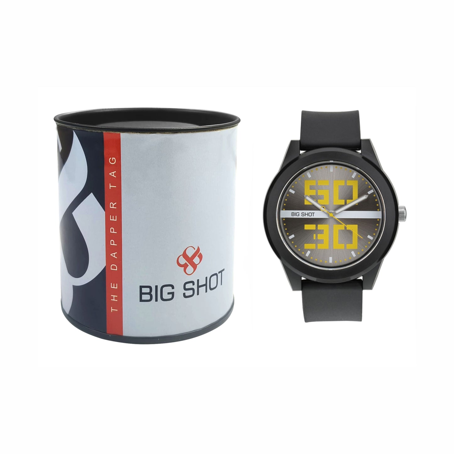Men’s Grey Dial with Black Strap Analog Watch - BSM020C