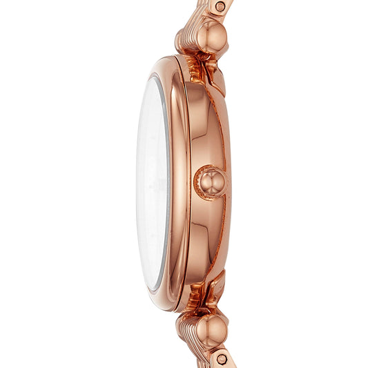 Carlie Analog White Dial Women's Watch-ES4429