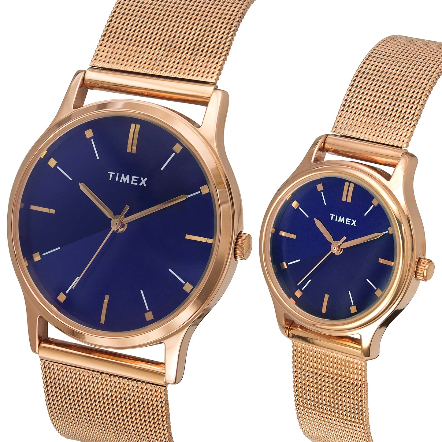 Analog Blue Dial Pair's Smart Watch - TW00PR270
