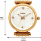 Carlie Analog White Dial Women's Watch-ES4429