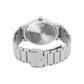 Men’s Grey Textured Dial with Silver Stainless Steel Strap Analog Watch - BSM007A
