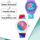 Kids’ Combo Pack Analog Watches – Mermaid Cartoon Theme & Color-Block Dial Design - JJ118106