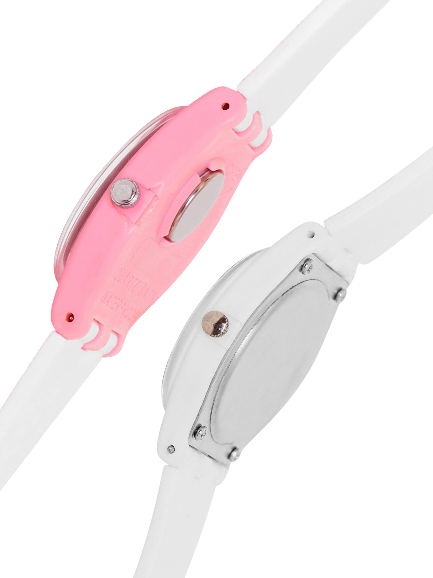 Kids’ Combo Pack Analog Watches – Unicorn Cartoon Theme & Color-Block Dial Design - JJ117106