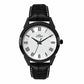 Black Analog Black Croco Leather Strap Watch for Men ELFM001C