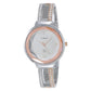 Analog Watch Fria Women Silver Round  - TWEL13400