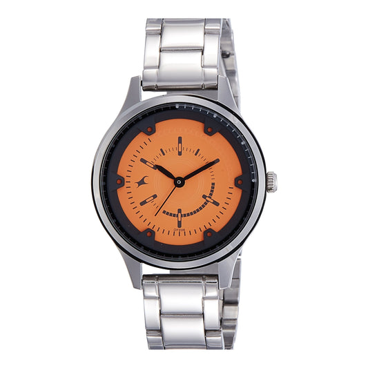 Analog Orange Dial Women's Watch - NK6138SM02 / NK6138SM02