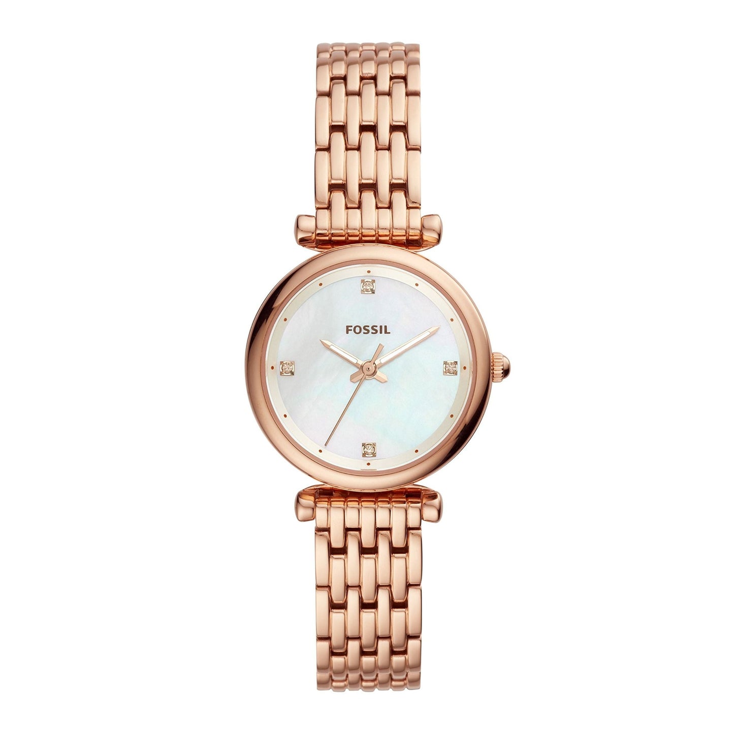 Carlie Analog White Dial Women's Watch-ES4429