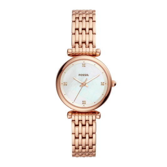 Carlie Analog White Dial Women's Watch-ES4429