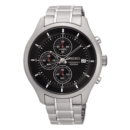 Chronograph Black Dial Men's Watch-SKS539P1