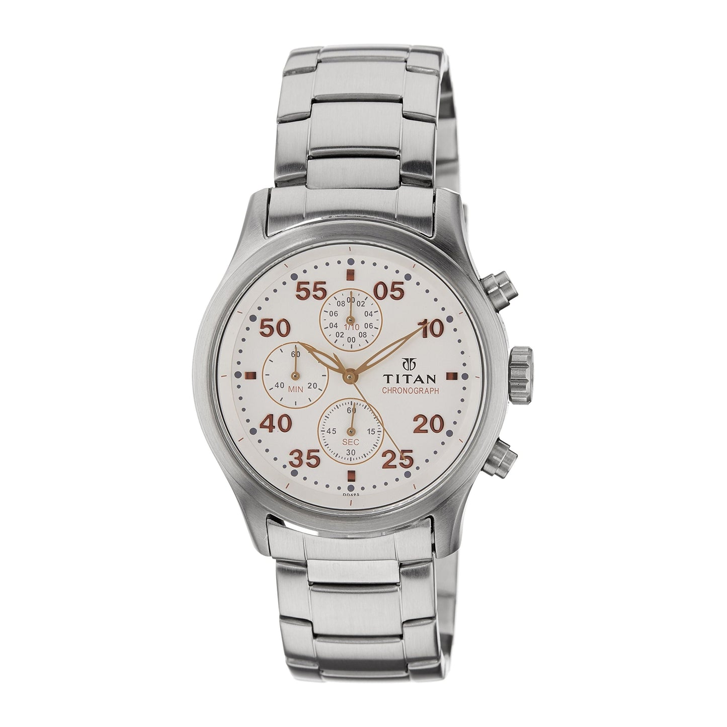 Chronograph White Dial Men's Watch - 1634SM01 / 1634SM01