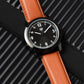 Men’s Black Dial Analog Watch with Brown Leather Strap - BSM028B